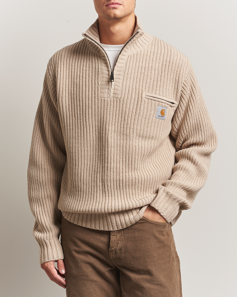 Carhartt WIP Detroit Half Zip Palisander at CareOfCarl.com