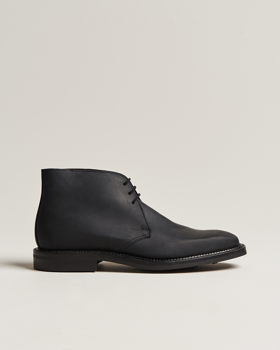 Sanders Joel Chukka Boot Black Suede at CareOfCarl.com