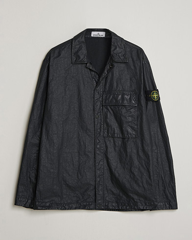 Stone Island Naslan TC Corrosion Treatment Overshirt Black at