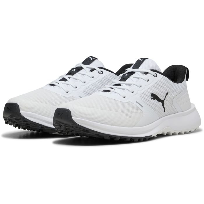 PUMA FUSION GRIP 6 Spikeless Golf Shoes Puma White/Puma Black