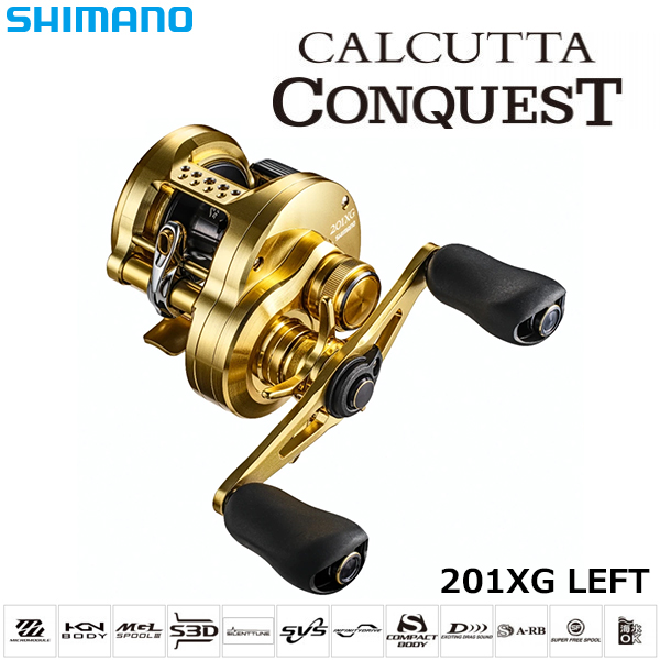 シマノ(SHIMANO) 22 カルカッタコンクエスト 201XG カルカッタコン