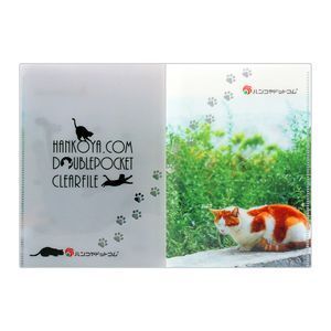 ダブルポケットA5（大）｜名入れクリアファイルの専門店｜クリア