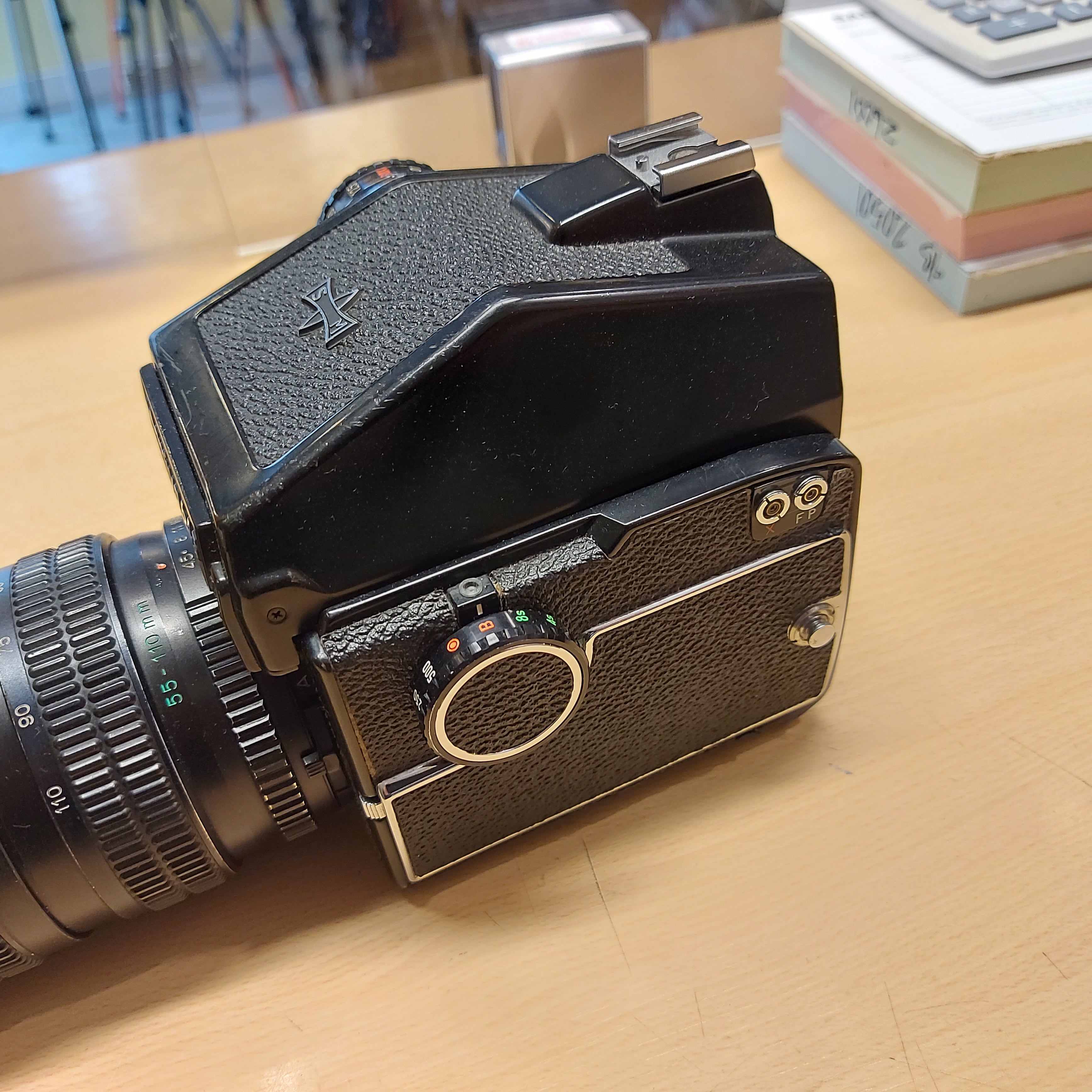 Mamiya m645 + 55-110mm Mamiya Sekor C Zoom – Clock Tower Cameras