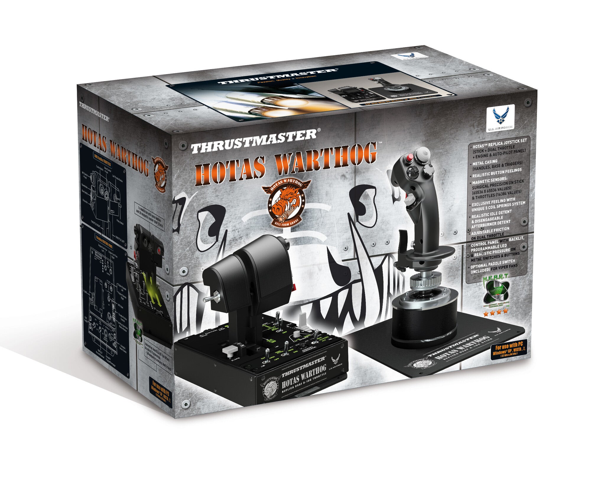 Thrustmaster HOTAS Warthog - Flight Joystick + Dual Throttle for
