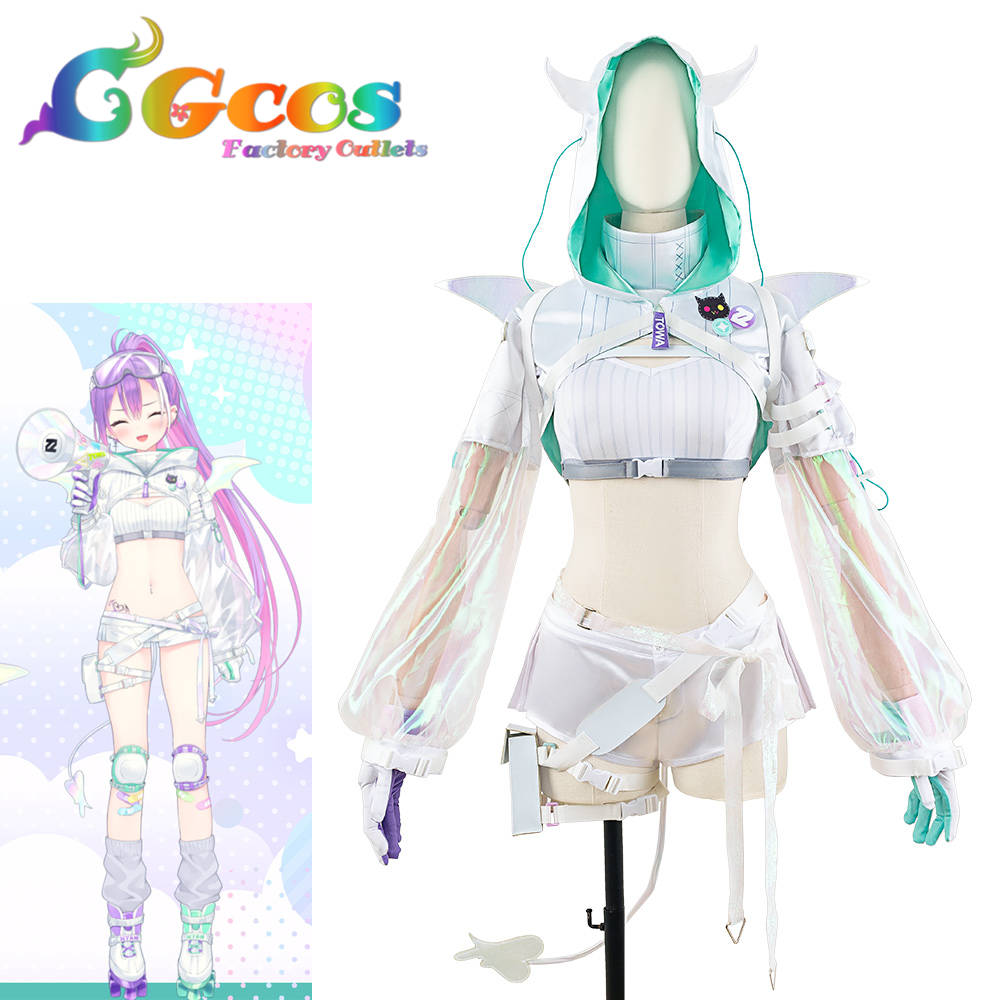 バーチャルYouTuber VTuber 常闇トワ 白衣装 コスプレ衣装