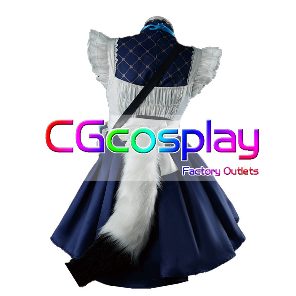 バーチャルYouTuber VTuber 白上フブキ レトロ風喫茶衣装 コスプレ衣装