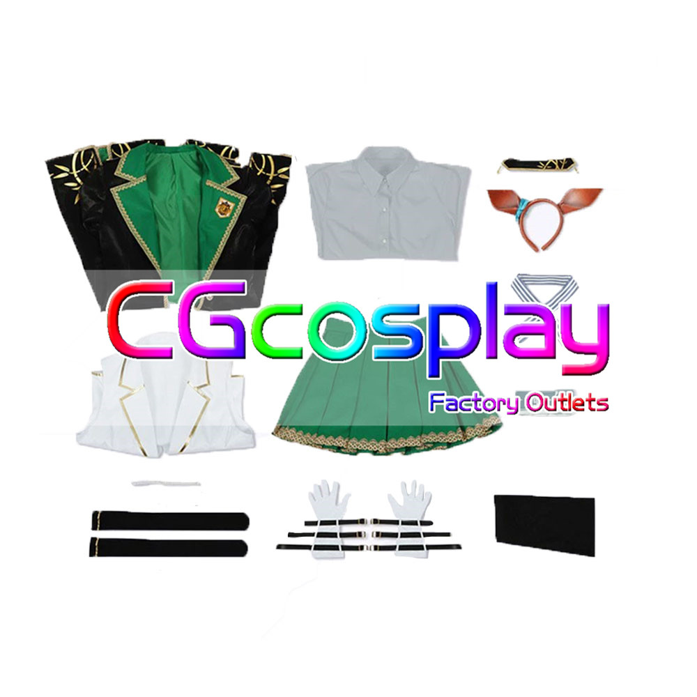 ウマ娘プリティーダービー バンブーメモリー 勝負服 コスプレ衣装