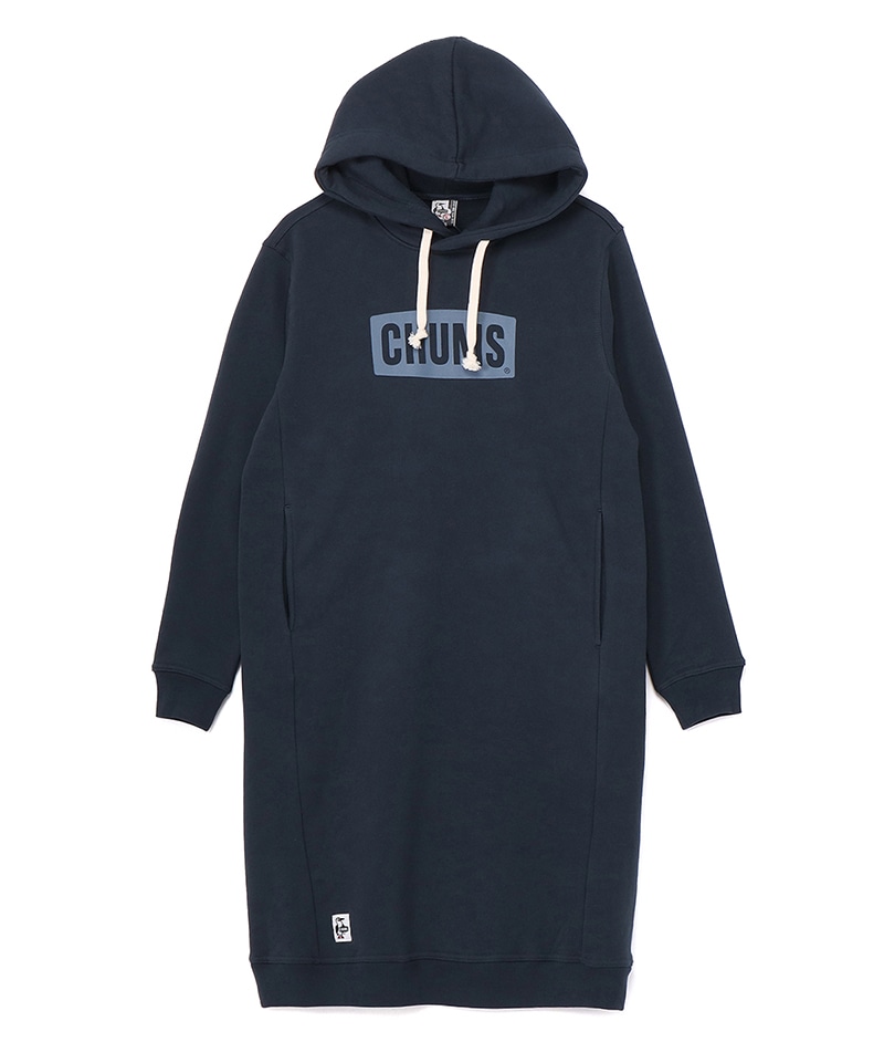CHUMS Logo Long Parka/チャムスロゴロングパーカー(ワンピース