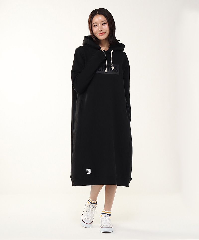 CHUMS Logo Long Parka/チャムスロゴロングパーカー(ワンピース