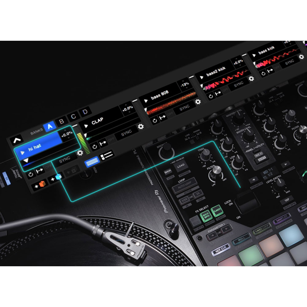 Pioneer DJ DJM-S7 DJミキサー プロフェッショナル向け スクラッチ