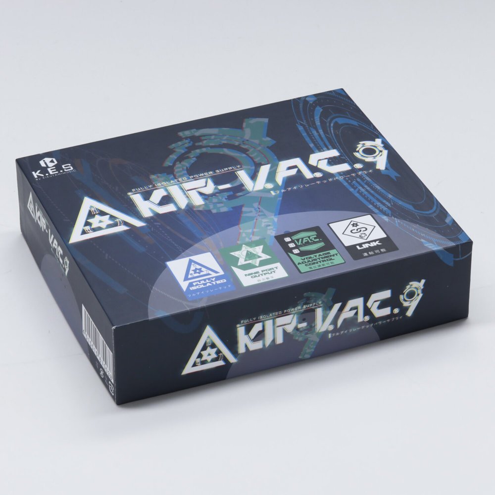 圧強め】 K.E.S KIP-V.A.C.9 パワーサプライ(ボルテージアジャスト機能
