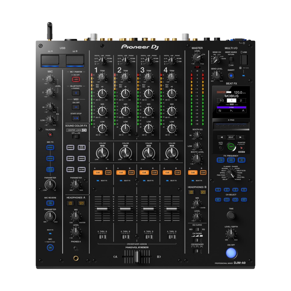 Pioneer DJ DJM-A9 4chプロフェッショナルDJミキサー(圧倒的にクリア