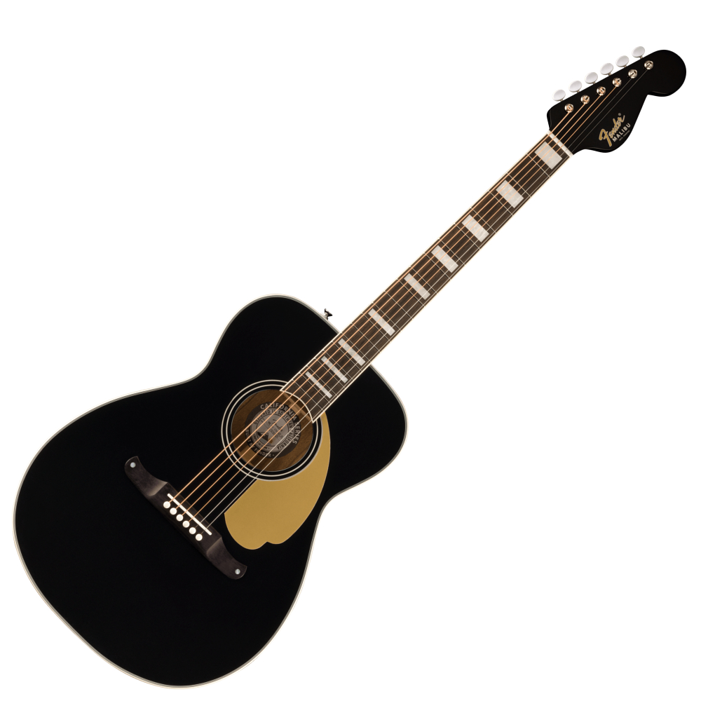 Fender フェンダー MALIBU VINTAGE BLK W/C Black エレアコ