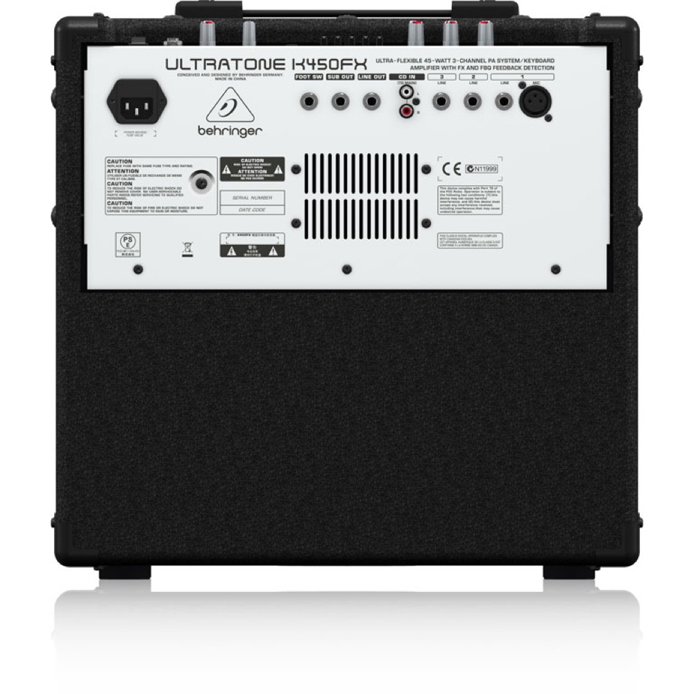 BEHRINGER K450FX ULTRATONE キーボードアンプ(ベリンガー 45W 3ch