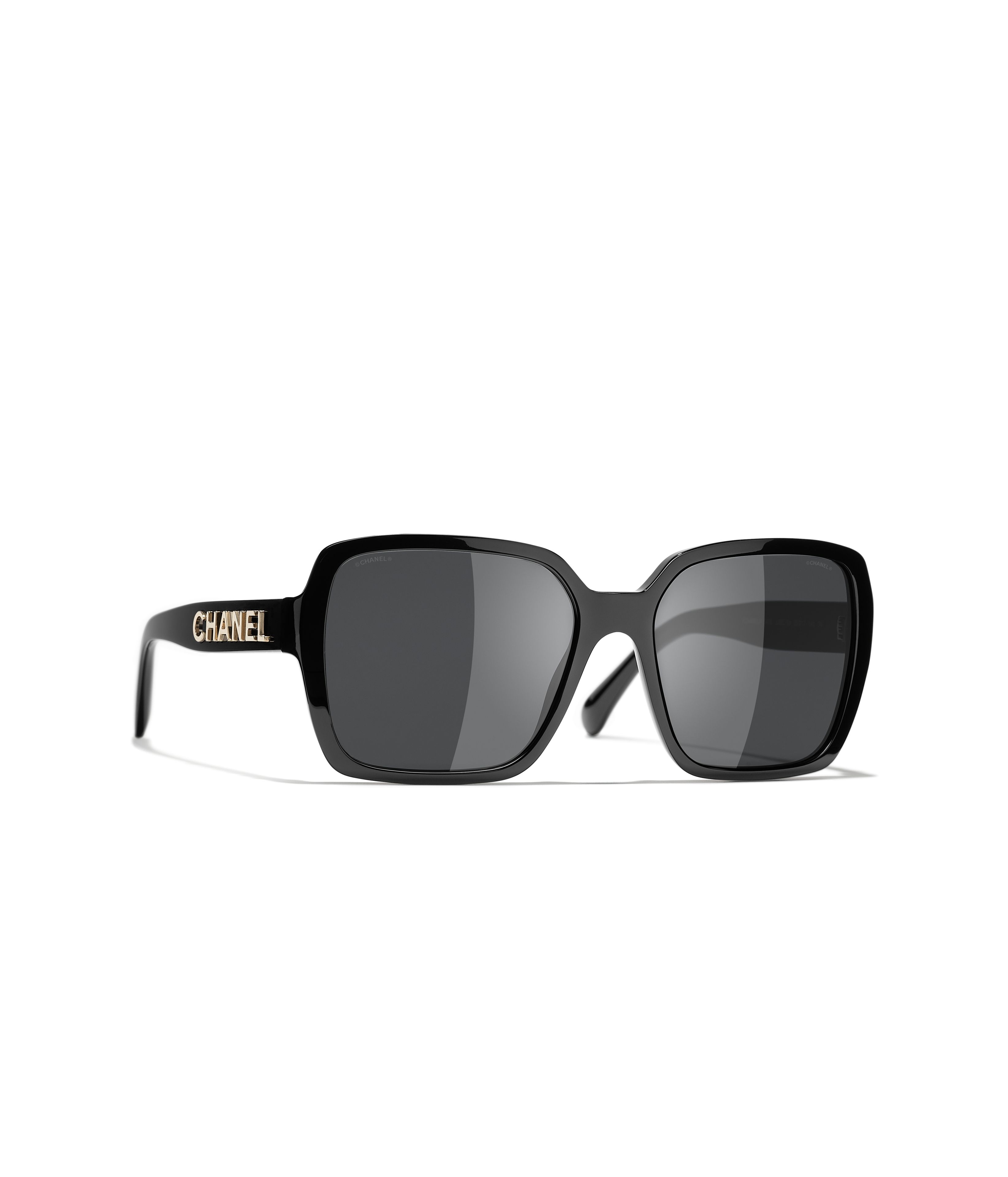 CHANEL Sunglasses: Square Sunglasses, acetate & glass pearls