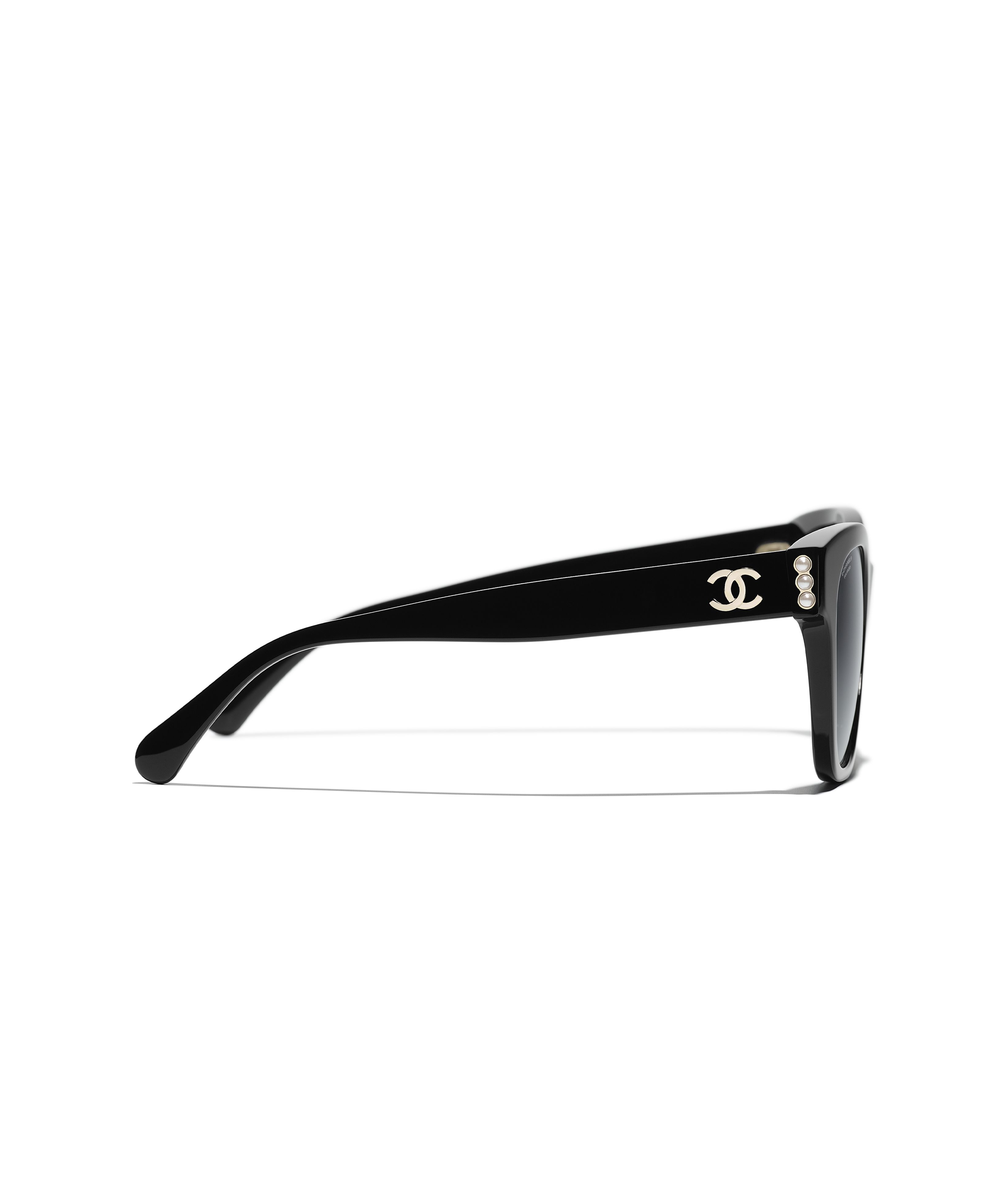CHANEL Sunglasses: Square Sunglasses, titanium — Fashion | CHANEL