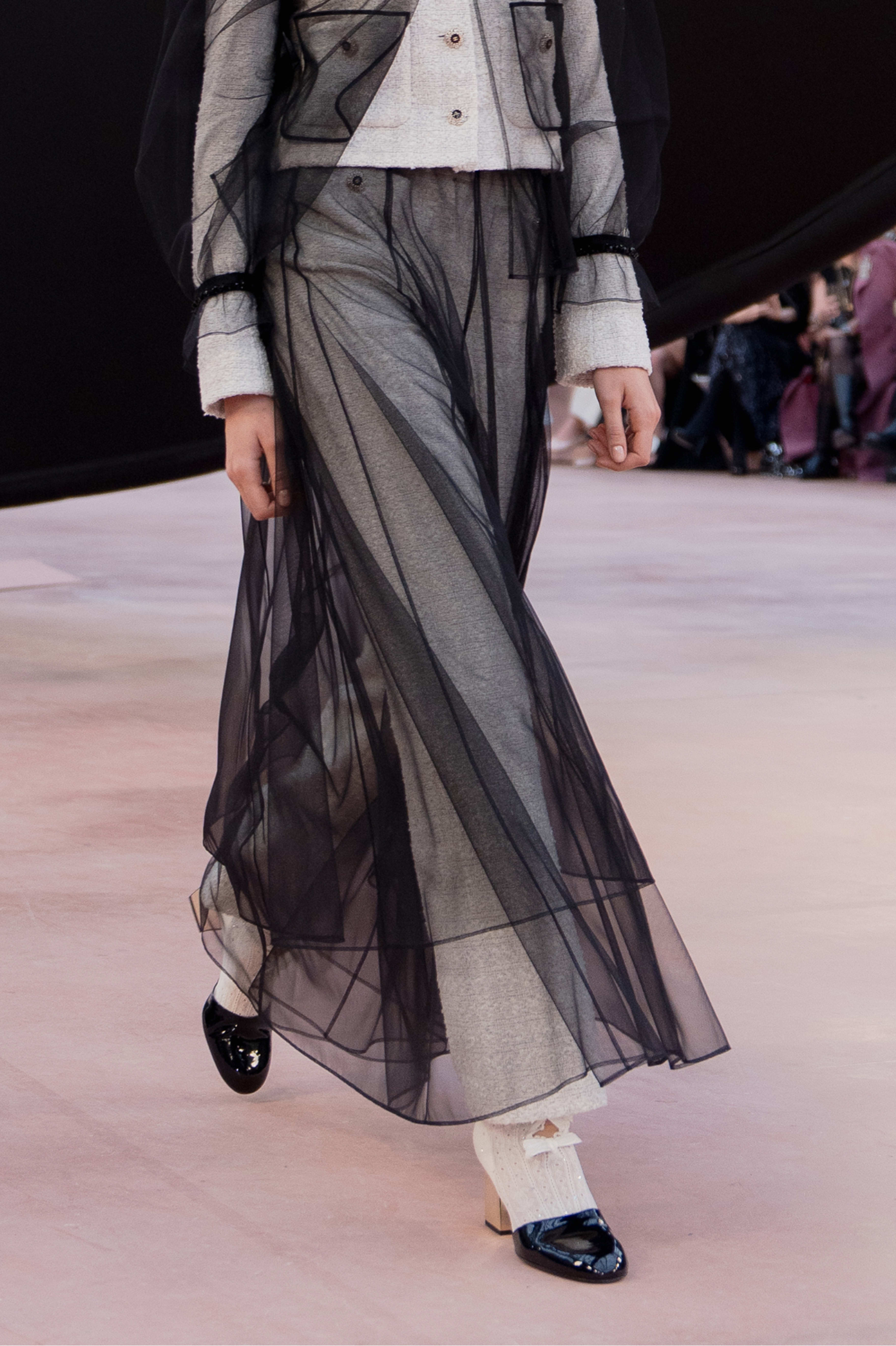 パンツ - ツイード、ホワイト & ブラック — ファッション | CHANEL