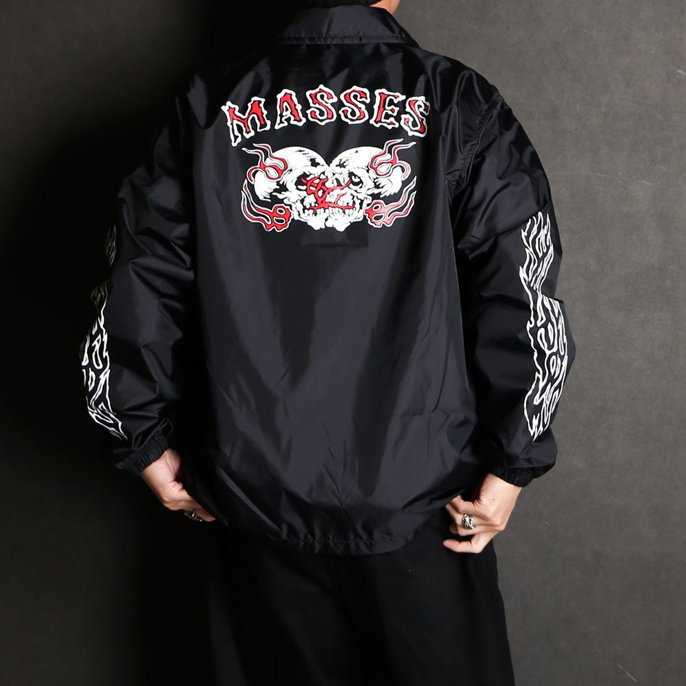 MASSES - NYLON JKT TWIN SKULL / コーチジャケット / 1241007