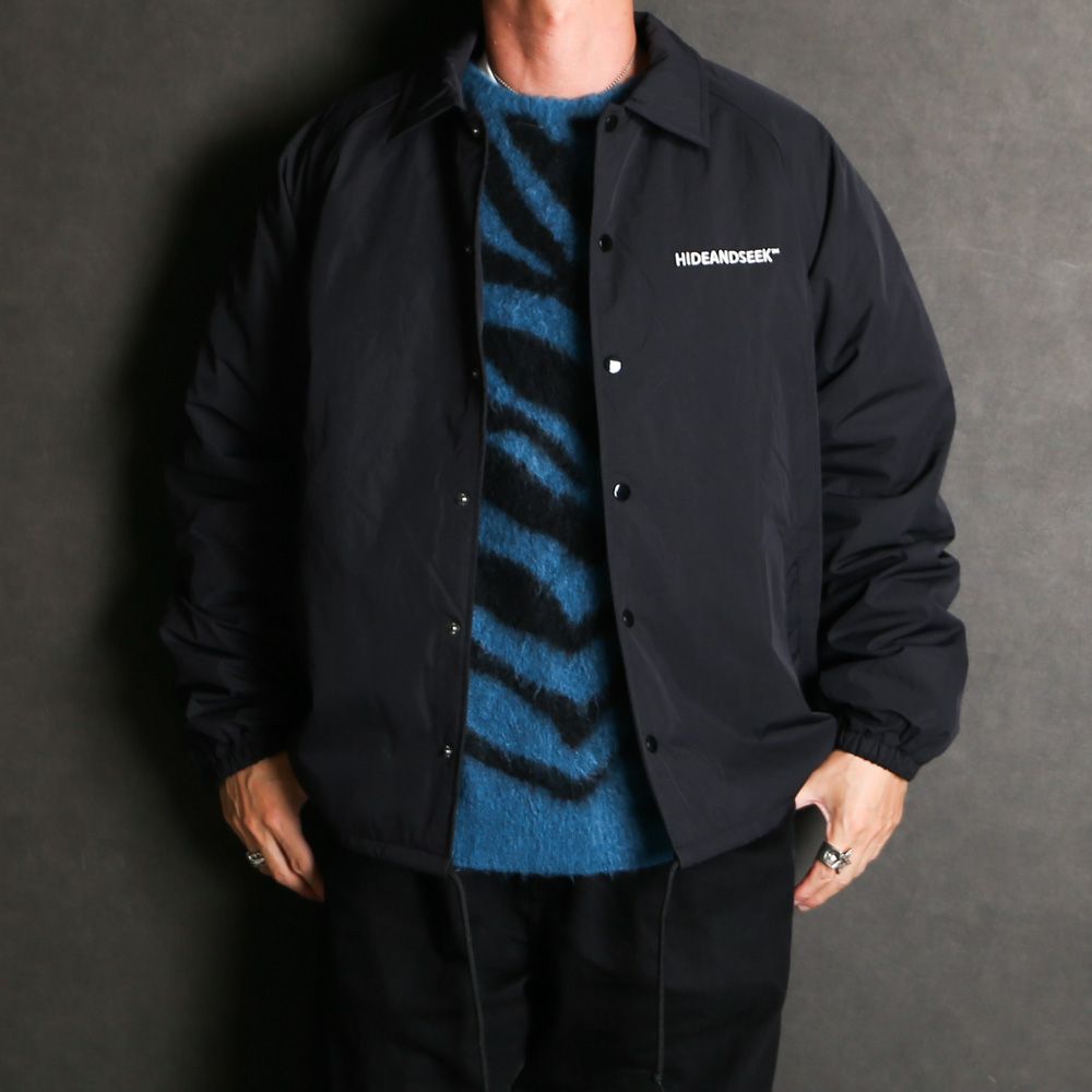 HideandSeek - Quilted Team Jacket(24aw) - BLK / キルティング