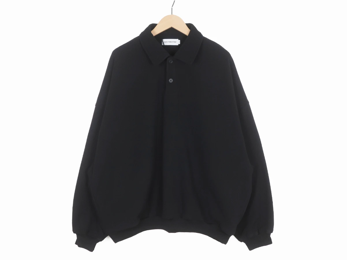 COOTIE PRODUCTIONS】Fleece Sweat Polo Shirt フリーススウェット