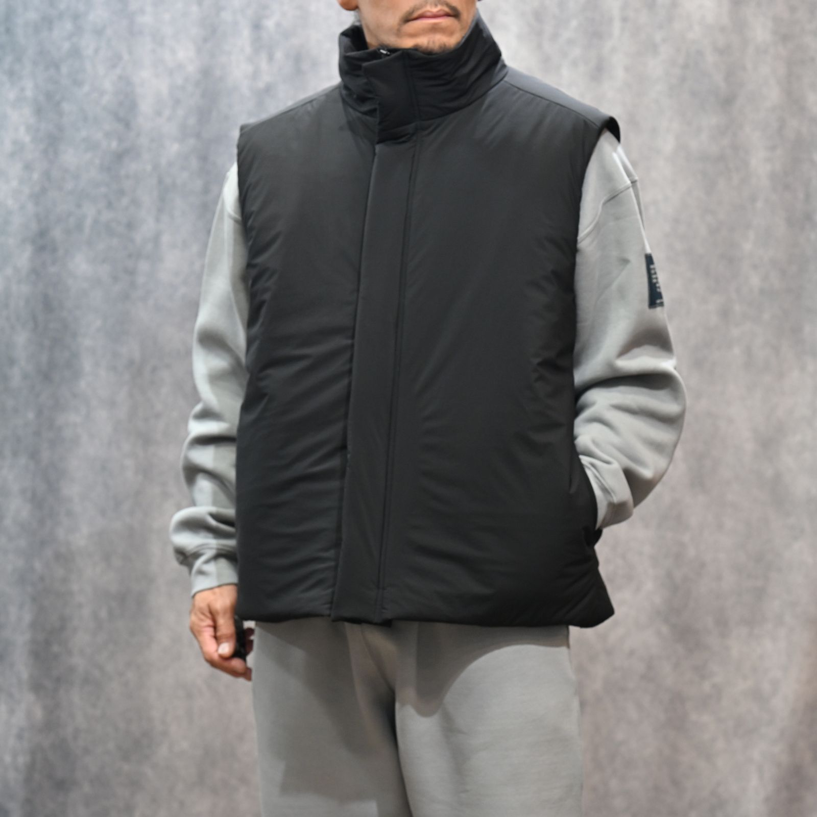 N.HOOLYWOOD - PUFFER VEST （BLACK）｜パファーベスト｜2252-VE21-003