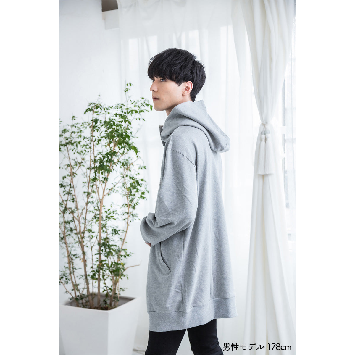 cielkocka】ロングパーカー