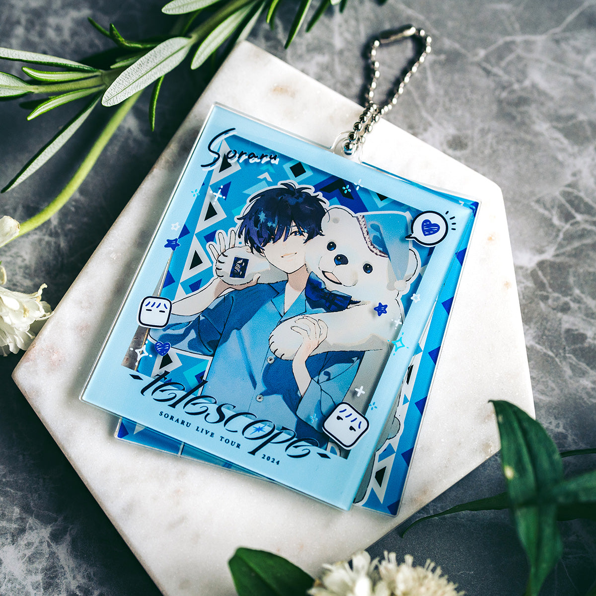 そらる】そらるとしろくま チェキ風アクリルキーホルダー