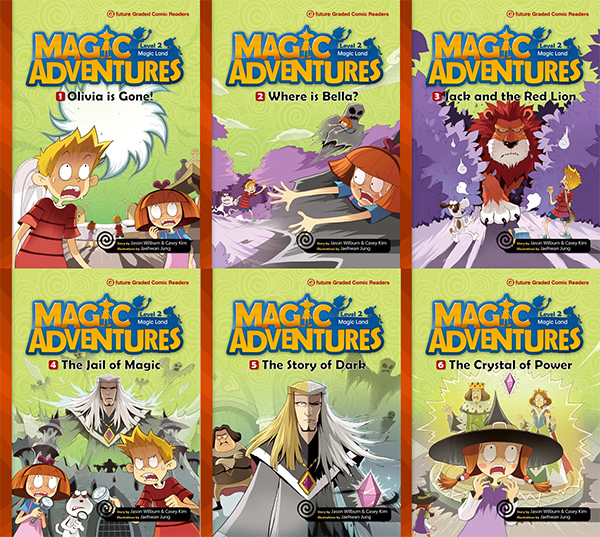 Comics: Magic Adventures Level 2（本6冊・CD付き）”Magic Land