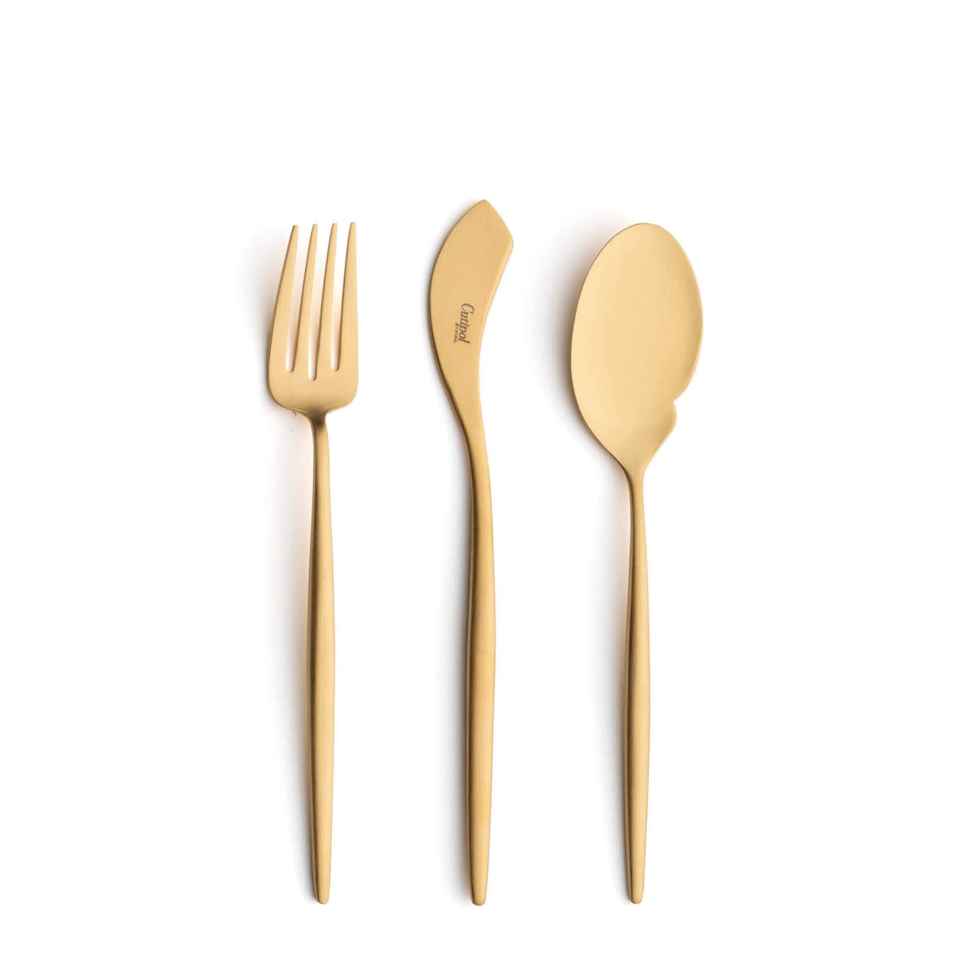 Moon Matte Gold | Cutipol: The Shape of Tomorrow's Cuisine