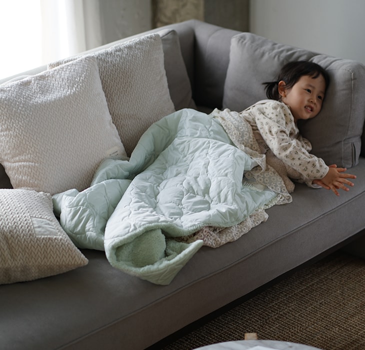 アウトレット】洗えるブランケット テディファー (80×120cm) | cucan
