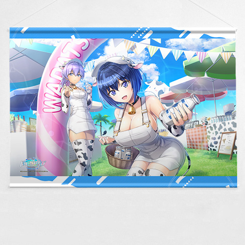 ドルフィンウェーブ]B2タペストリー（命の白い水）