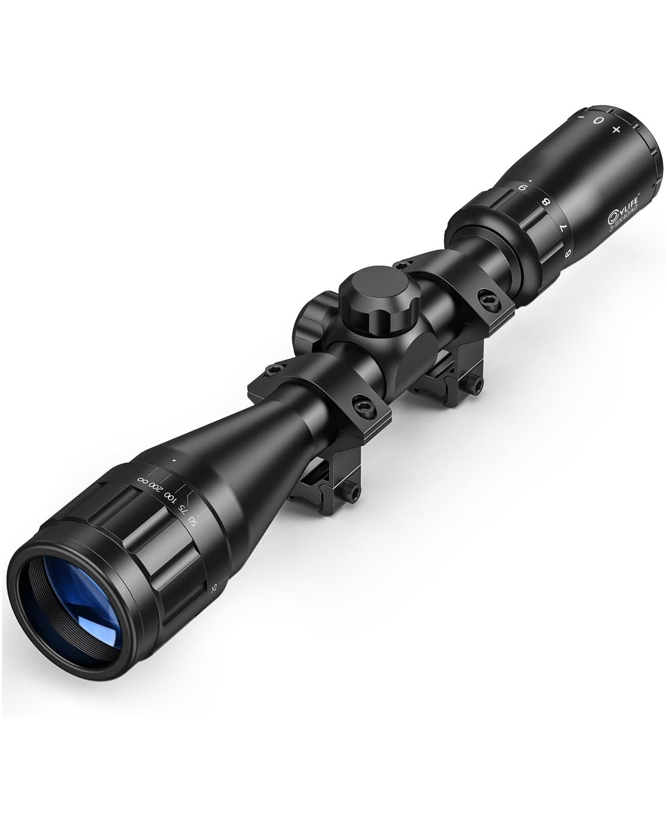CVLIFE FoxSpook 3-9x40 AO Optics R4 Reticle Crosshair Scope