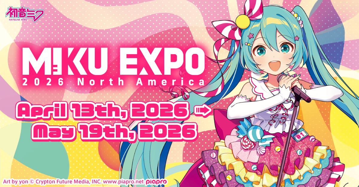 クリプトン｜初音ミク、2年ぶりの北米ツアー開催決定！ 2026年4月より