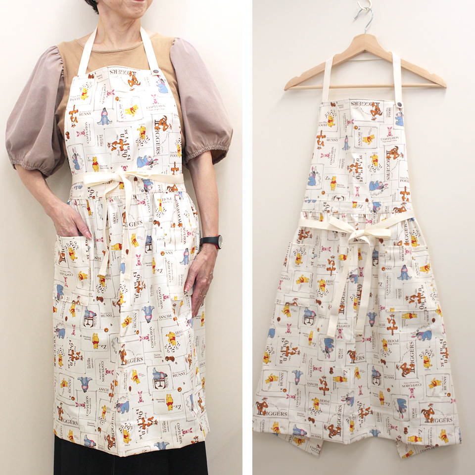 8月と言えばくまのプーさん！当店限定プーさん生地で作った作品をご