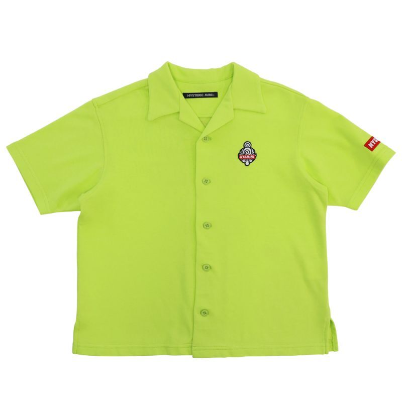 30%OFFHystericmini COOL MAX BOX LOGO 半袖シャツ 53：ミントグリーン