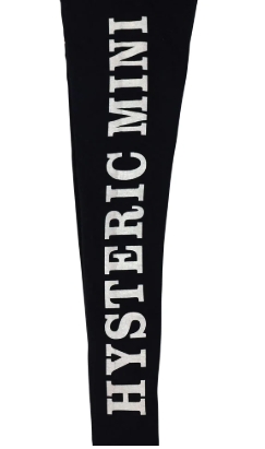 Hystericmini BOW TIE MINI 10分丈 レギンス 10；ブラック 16150177