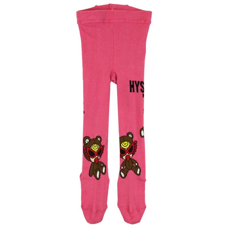 Hystericmini TEDDY MINI ジャガード タイツ 25；ピンク 1238407