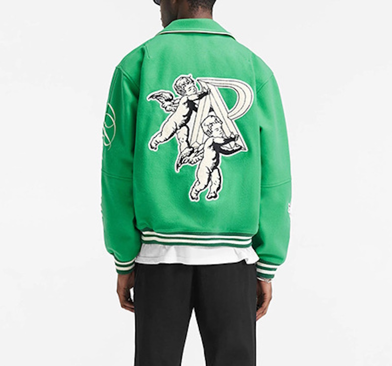 REPRESENT Angel Embroidery Double Zip Up jacket Stadium Jumper