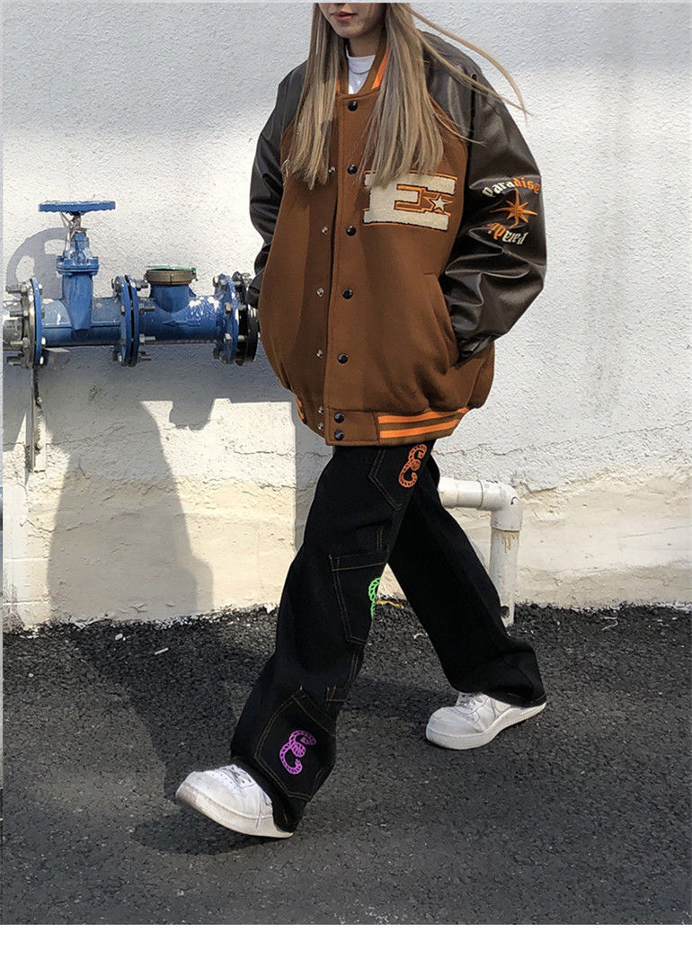 men and women paradise loose baseball uniform blouson ユニセックス