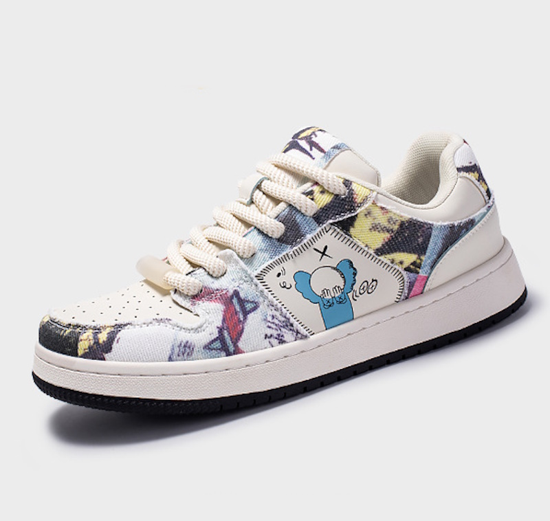 Unisex Mens Kaws x Graphic Spiritual Guy Sneakers ユニセックス