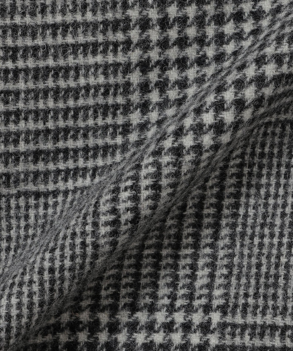 グレンチェックツイードミリタリーコート（コート）｜BLACK LABEL