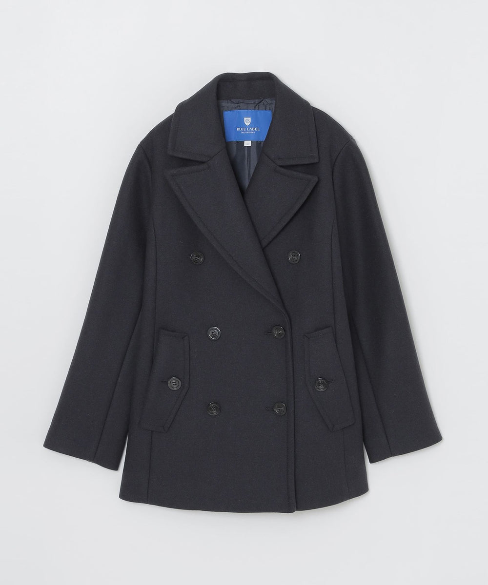 ツイルメルトンピーコート（コート）｜BLUE LABEL CRESTBRIDGE(ブルー