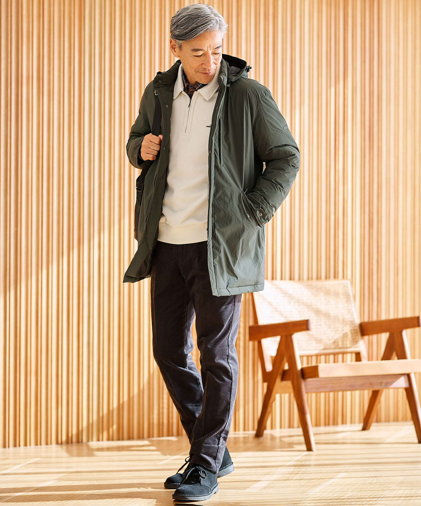 メンズ ウェザー モッズダウン【撥水】通販 [1604-57402