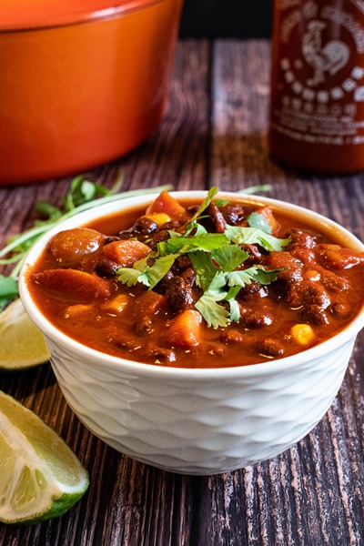 Vegetarian Black Bean Chili – Crosby Foods