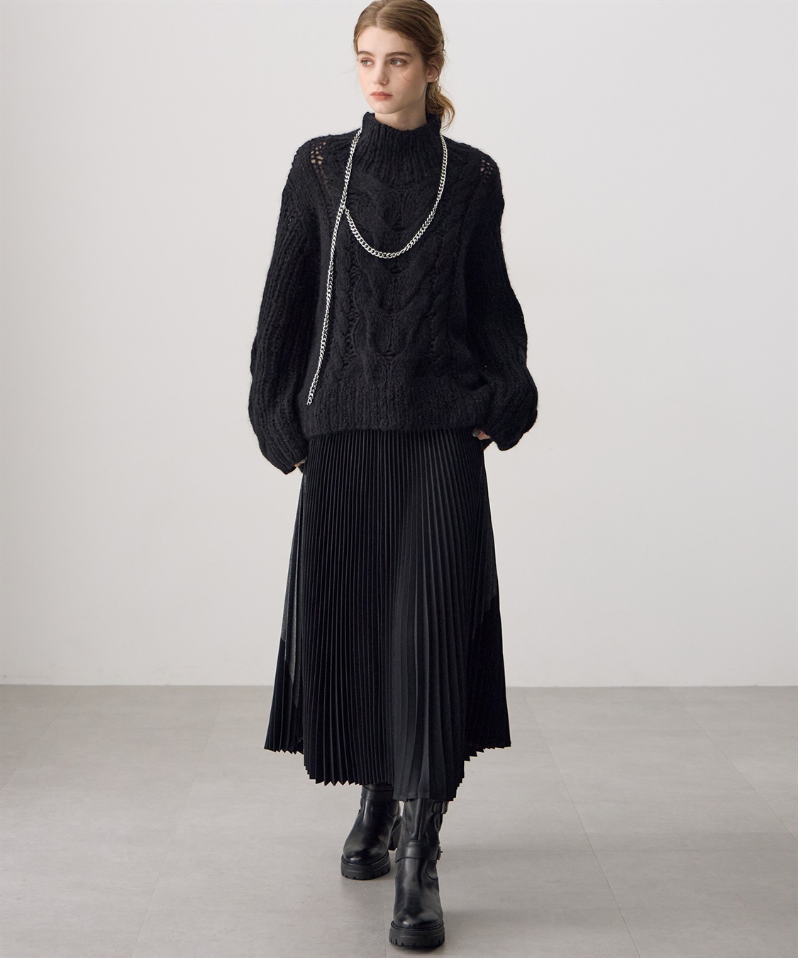 ケーブル編みハイネックニット ATSURO TAYAMA｜クロスプラス公式通販サイト