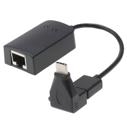 CYBER・USB A to Type-C変換コネクター付き有線LANアダプター（SWITCH