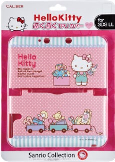 3DSLL用 ぷくぷくTPUカバー ハローキティ | 3DSLL用 周辺機器