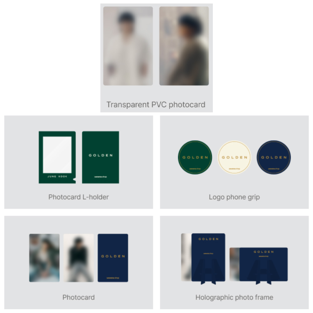 BTS Jung Kook 'GOLDEN' (Set + Weverse Albums ver.) + Weverse Gift