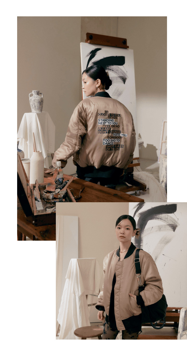 BTS JUNGKOOK Golden Oversized Bomber Jacket - A-KPOP