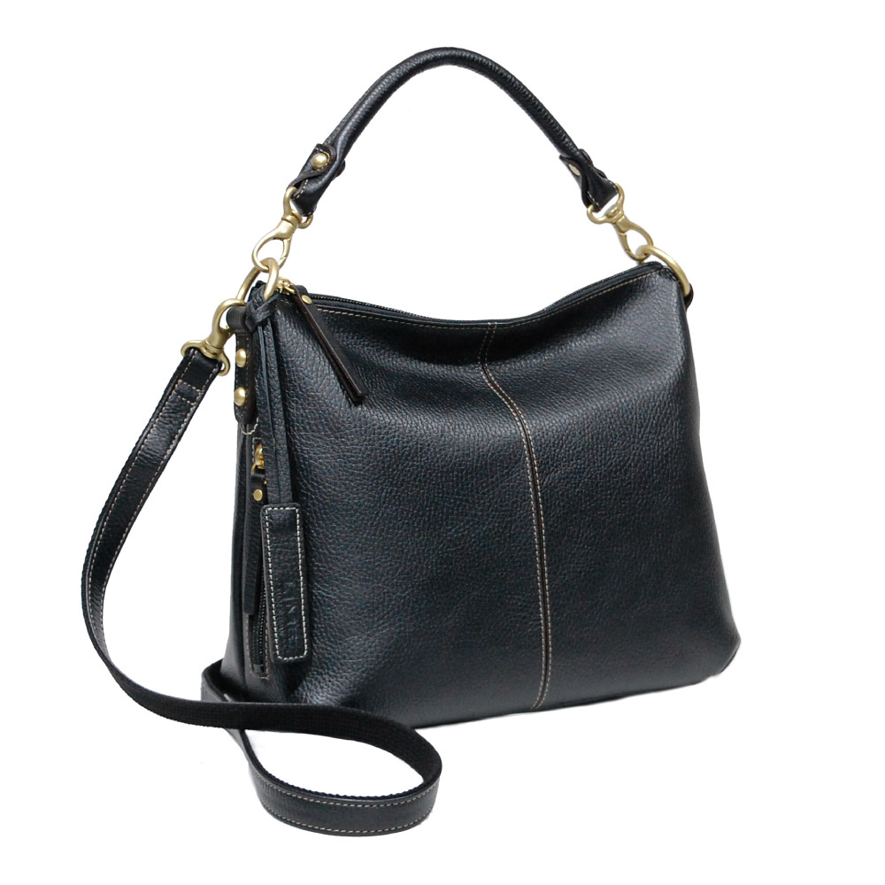 傷が目立たないエンボスシュリンクの 2wayショルダーバッグ - バッグ